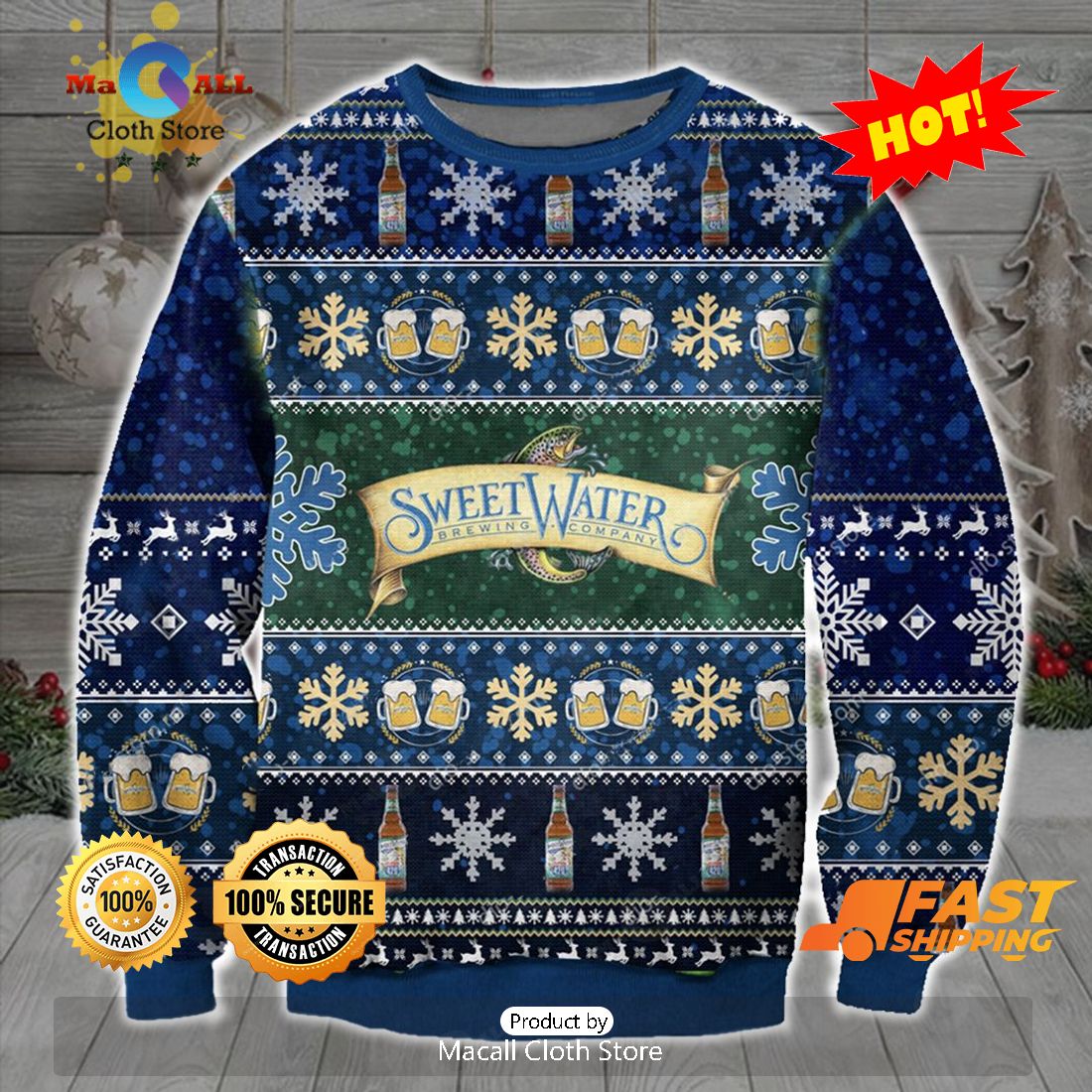 HOT TREND Sweet Water Ugly Christmas Sweater, Gifts For Xmas Day