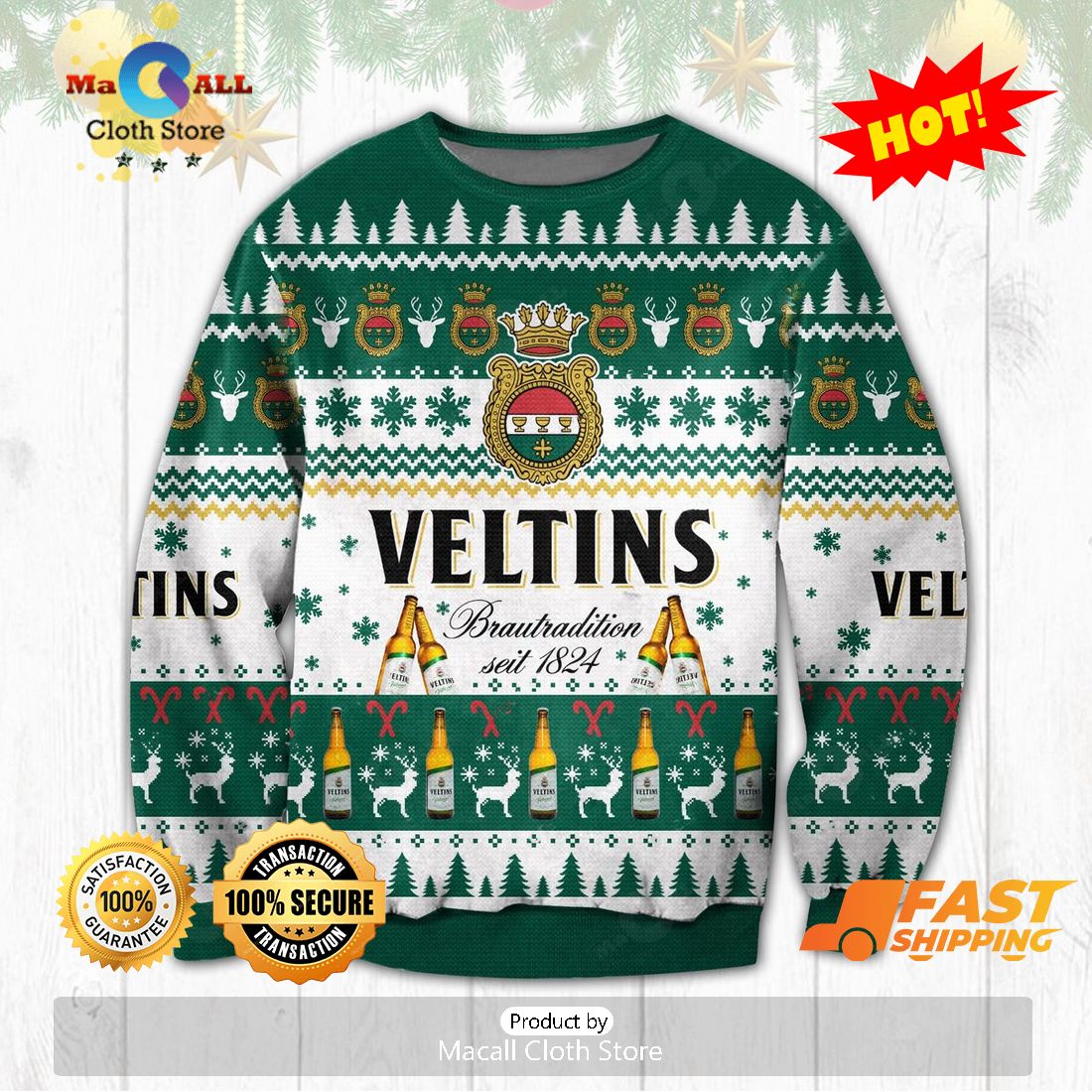 HOT TREND Veltins Ugly Christmas Sweater, Gifts For Xmas Day HOT TREND Veltins Ugly Christmas Sweater, Gifts For Xmas Day