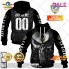 [SALE] Personalized MLS Los Angeles FC Punisher Design Hoodie Sweatshirt 3D