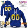 [SALE] Personalized NFL Los Angeles Chargers Home Jersey Style Hoodie Sweatshirt 3D