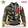 SALE Personalized NFL Chicago Bears – Honor Veterans And Their Families Hoodie Sweatshirt 3D