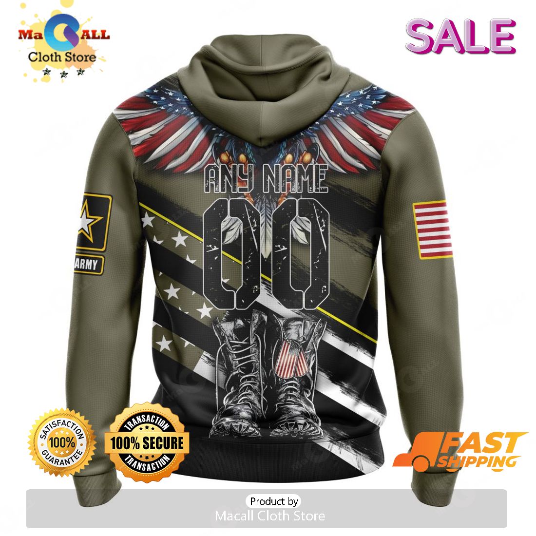 Personalized NFL Denver Broncos Salute To Service Honor Veterans And Their  Families Hoodie - Torunstyle