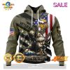 SALE Personalized NFL New England Patriots – Honor Veterans And Their Families Hoodie Sweatshirt 3D