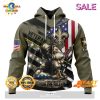 SALE Personalized NFL New England Patriots – Honor Veterans And Their Families Hoodie Sweatshirt 3D