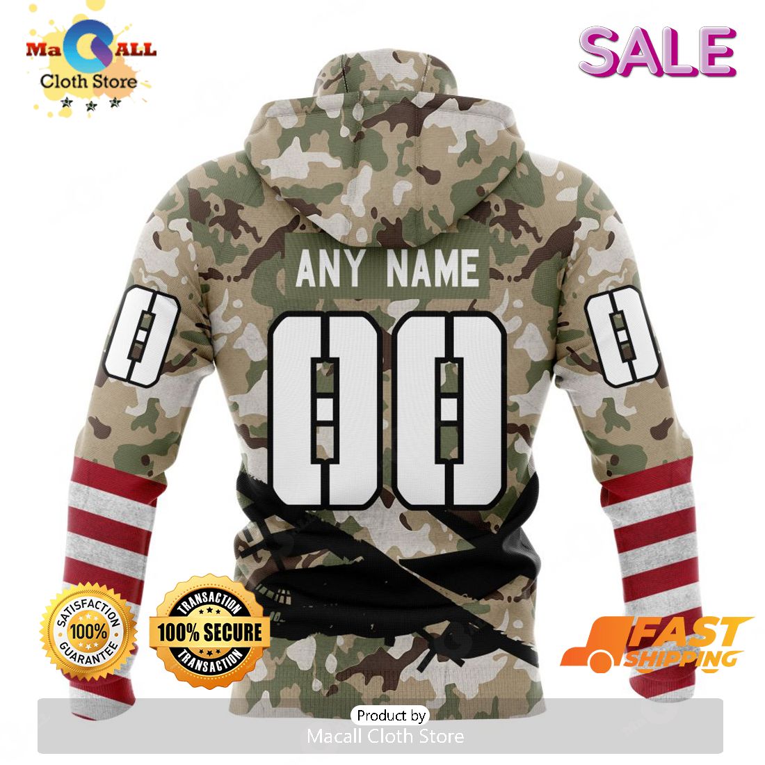 Personalized NFL Atlanta Falcons Special Salute To Service Design Hoodie -  Torunstyle