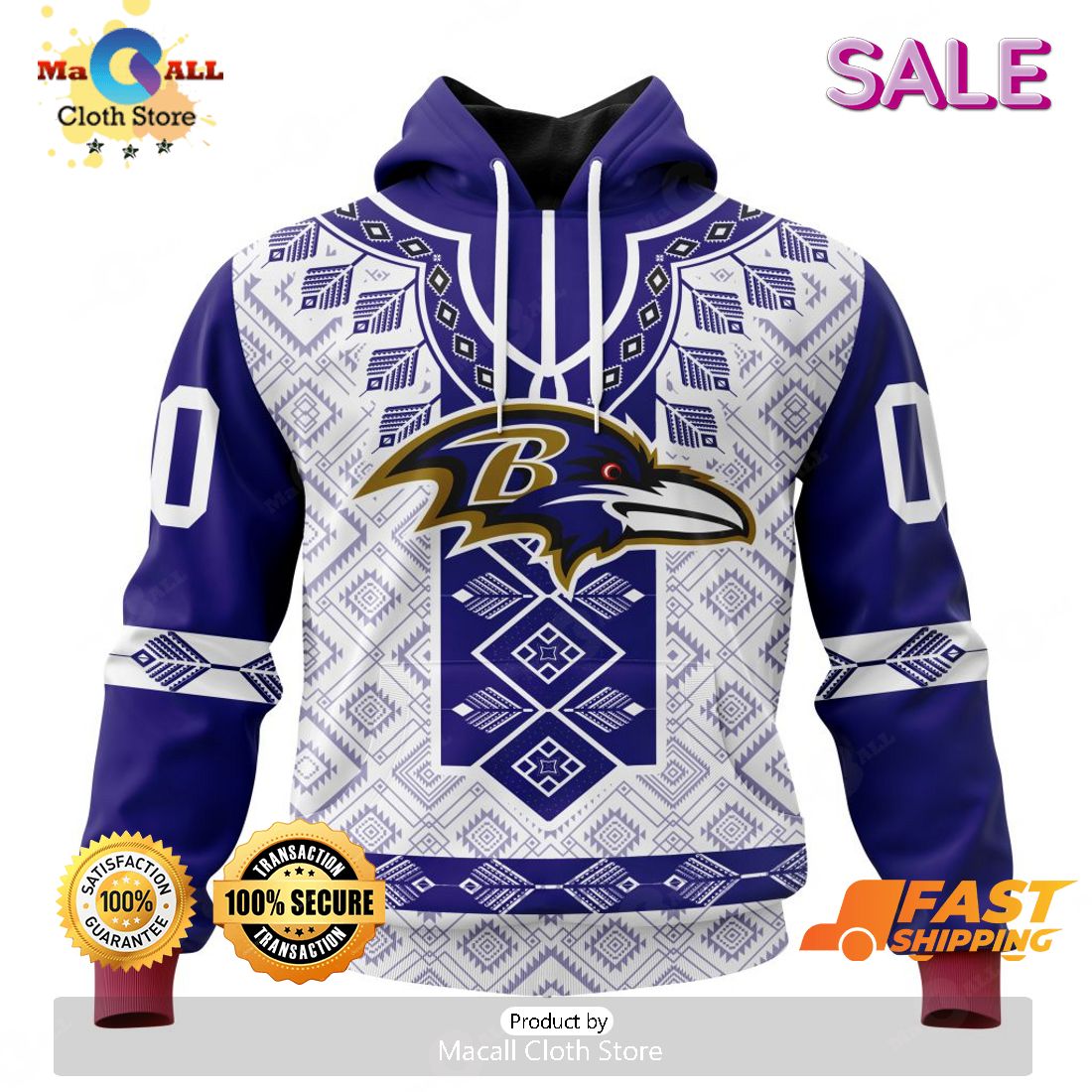 NFL Baltimore Ravens Special Skull Art Design Hoodie - Torunstyle