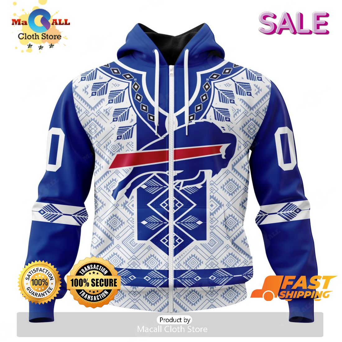 Personalized NFL Buffalo Bills Mix Jersey Special Design Hoodie Sweatshirt  3D - Macall Cloth Store - Destination for fashionistas