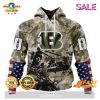 SALE Personalized NFL Cleveland Browns Special Camo Design For Veterans Day Hoodie Sweatshirt 3D