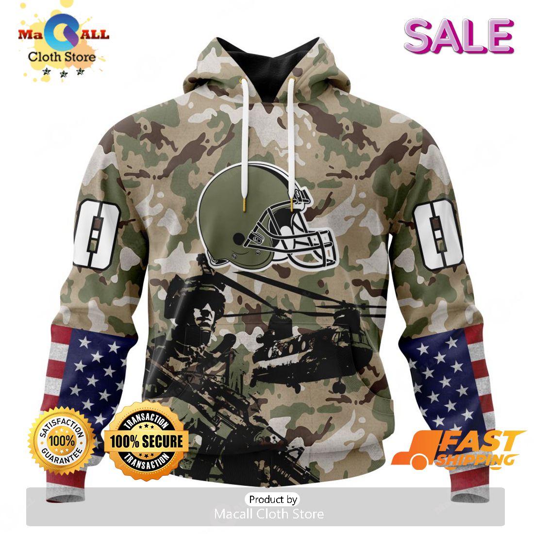SALE Personalized NFL Cleveland Browns Special Salute To Service Design Hoodie Sweatshirt 3D SALE Personalized NFL Cleveland Browns Special Salute To Service Design Hoodie Sweatshirt 3D