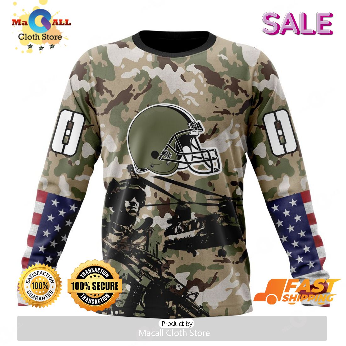 Personalized NFL Cleveland Browns Special Salute To Service Design Hoodie -  Torunstyle