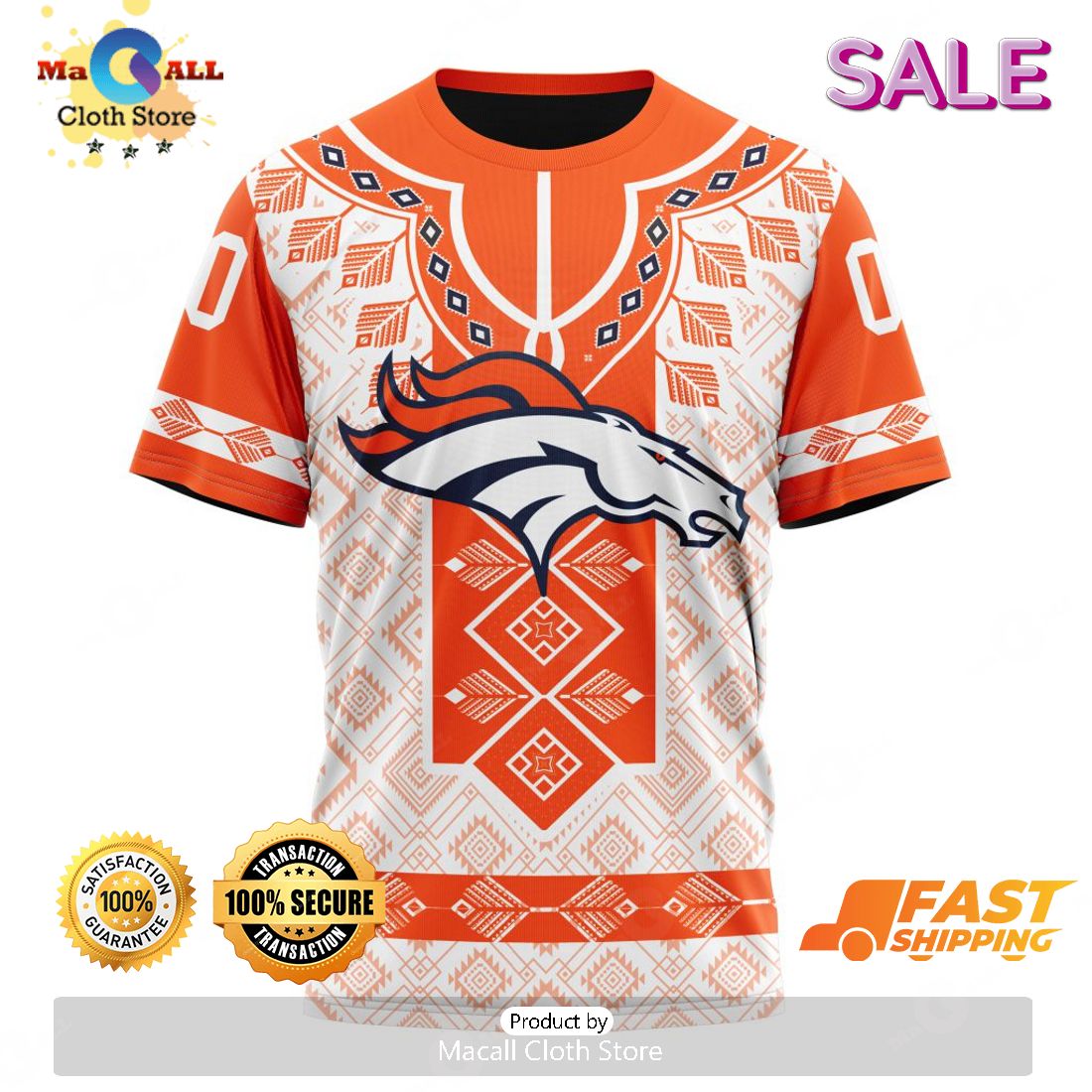 Denver Broncos Intercept Cancer NFL Personalized 3D Hoodie, Shirt - LIMITED  EDITION