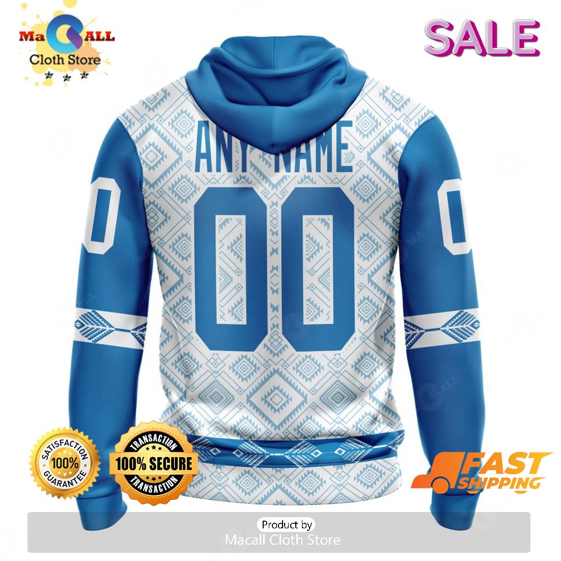 SALE] Personalized NFL Detroit Lions Road Jersey Hoodie Sweatshirt 3D  LIMITED EDITION - Macall Cloth Store - Destination for fashionistas