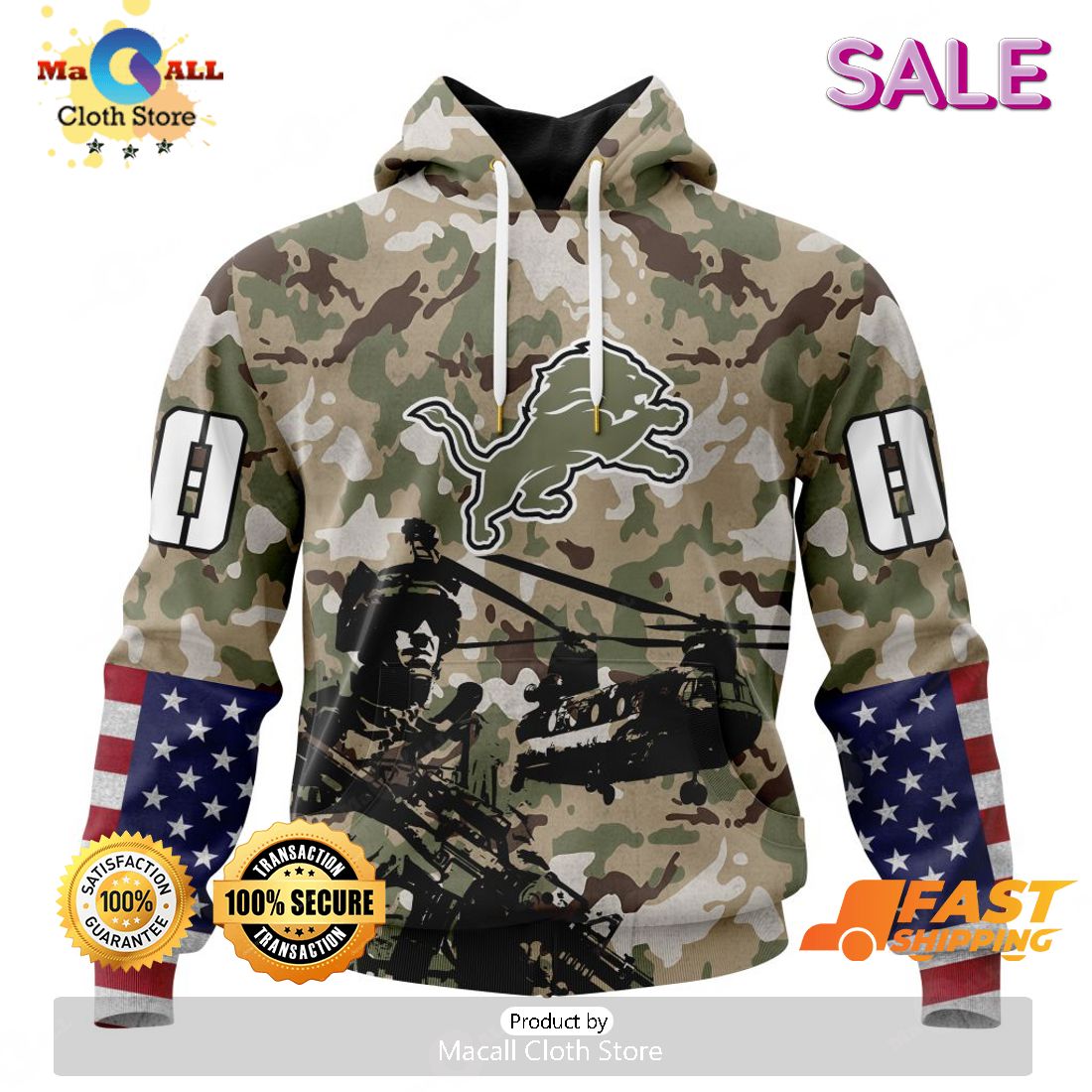 Shop Nfl Hoodie Salute To Service