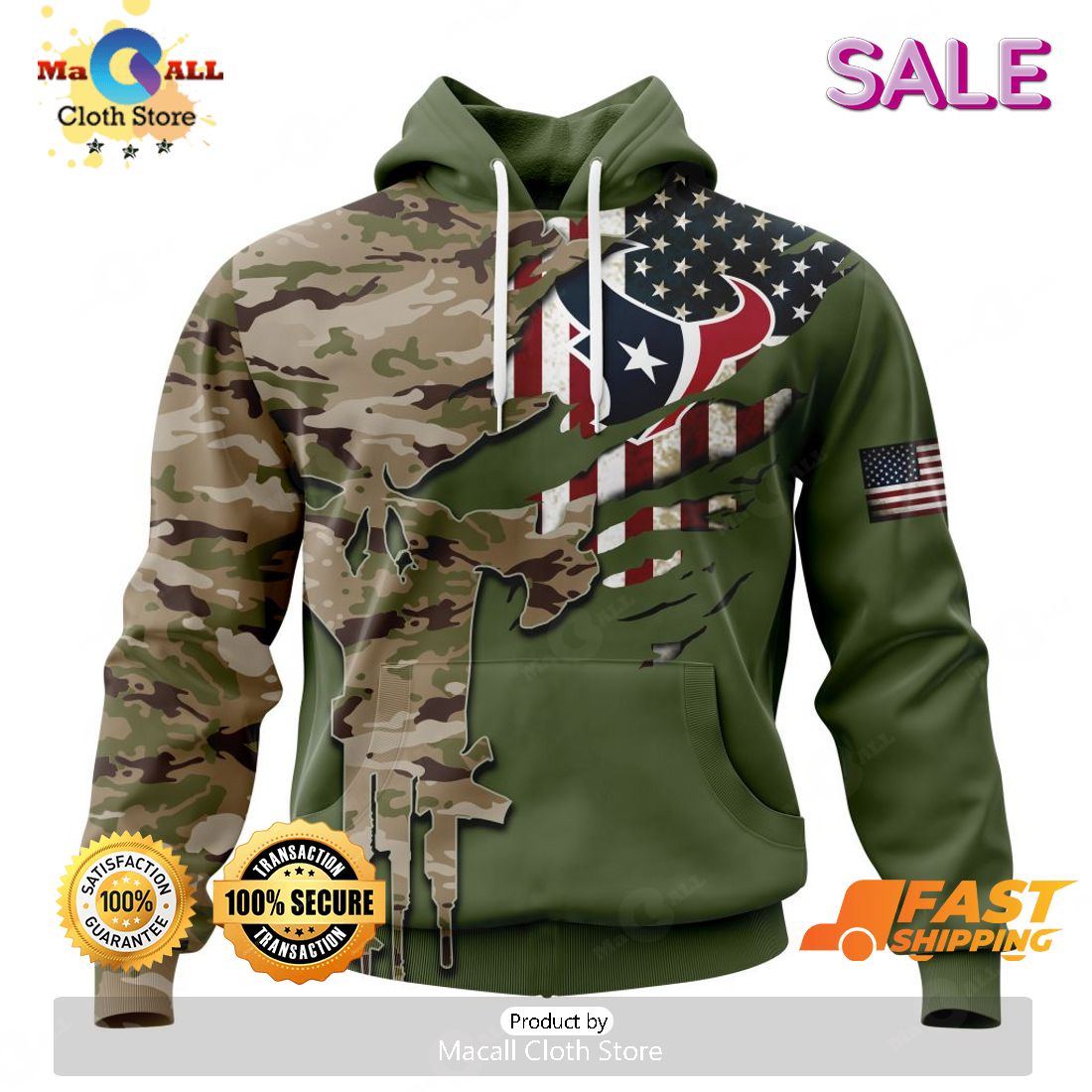 Cleveland Browns Football 3d Hoodie Camo NFL Logo 3d Sweatshirt - Best  Seller Shirts Design In Usa