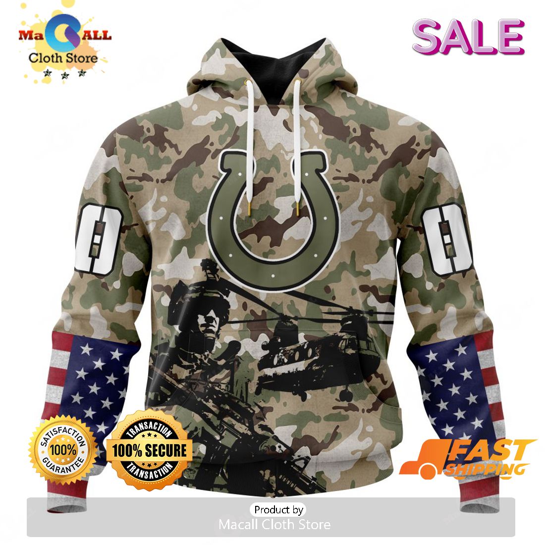 SALE Personalized NFL Indianapolis Colts Special Salute To Service Design Hoodie Sweatshirt 3D SALE Personalized NFL Indianapolis Colts Special Salute To Service Design Hoodie Sweatshirt 3D