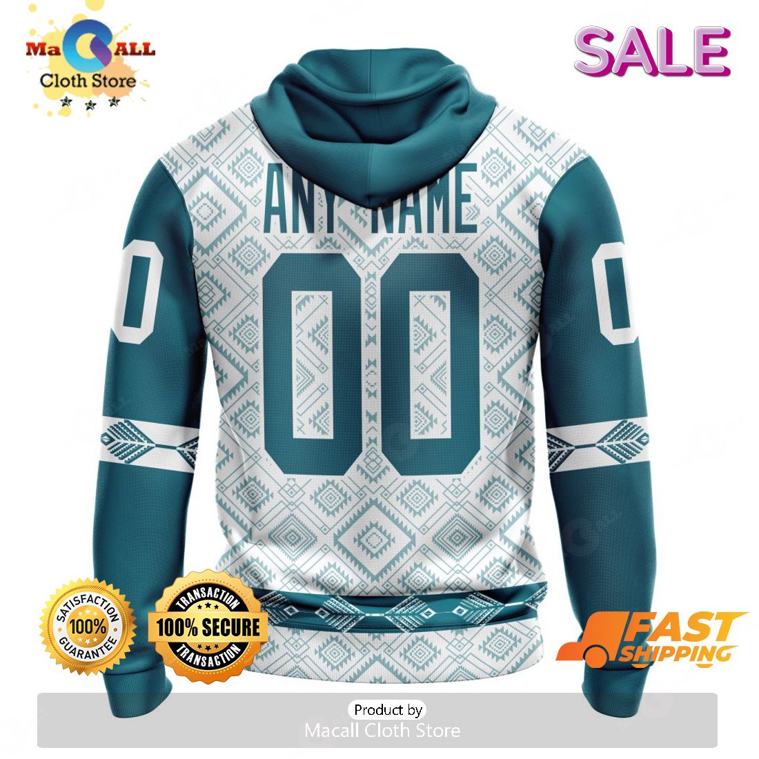 Sports Team Nfl Jacksonville Jaguars No774 Pullover 3D