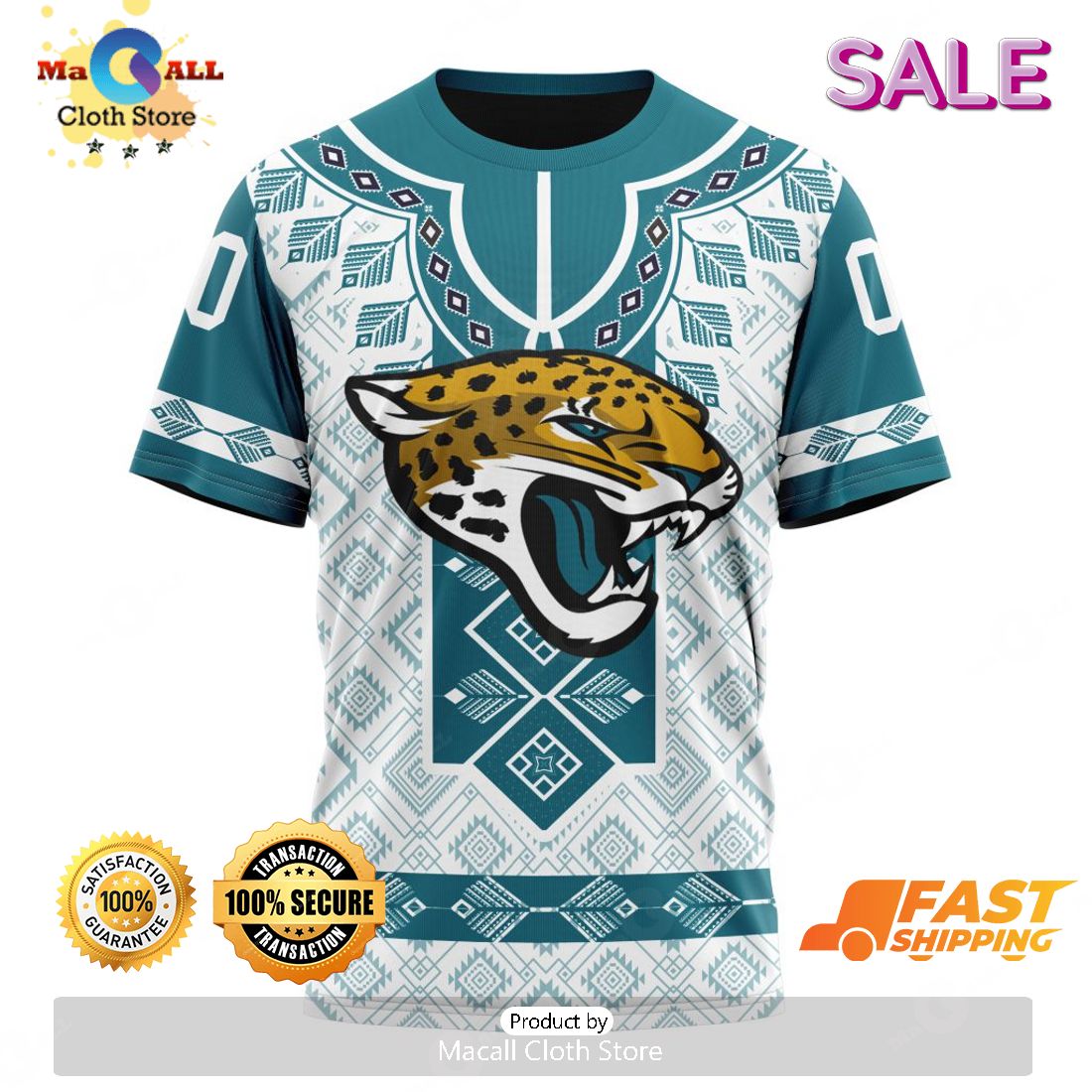 Sports Team Nfl Jacksonville Jaguars No774 Pullover 3D