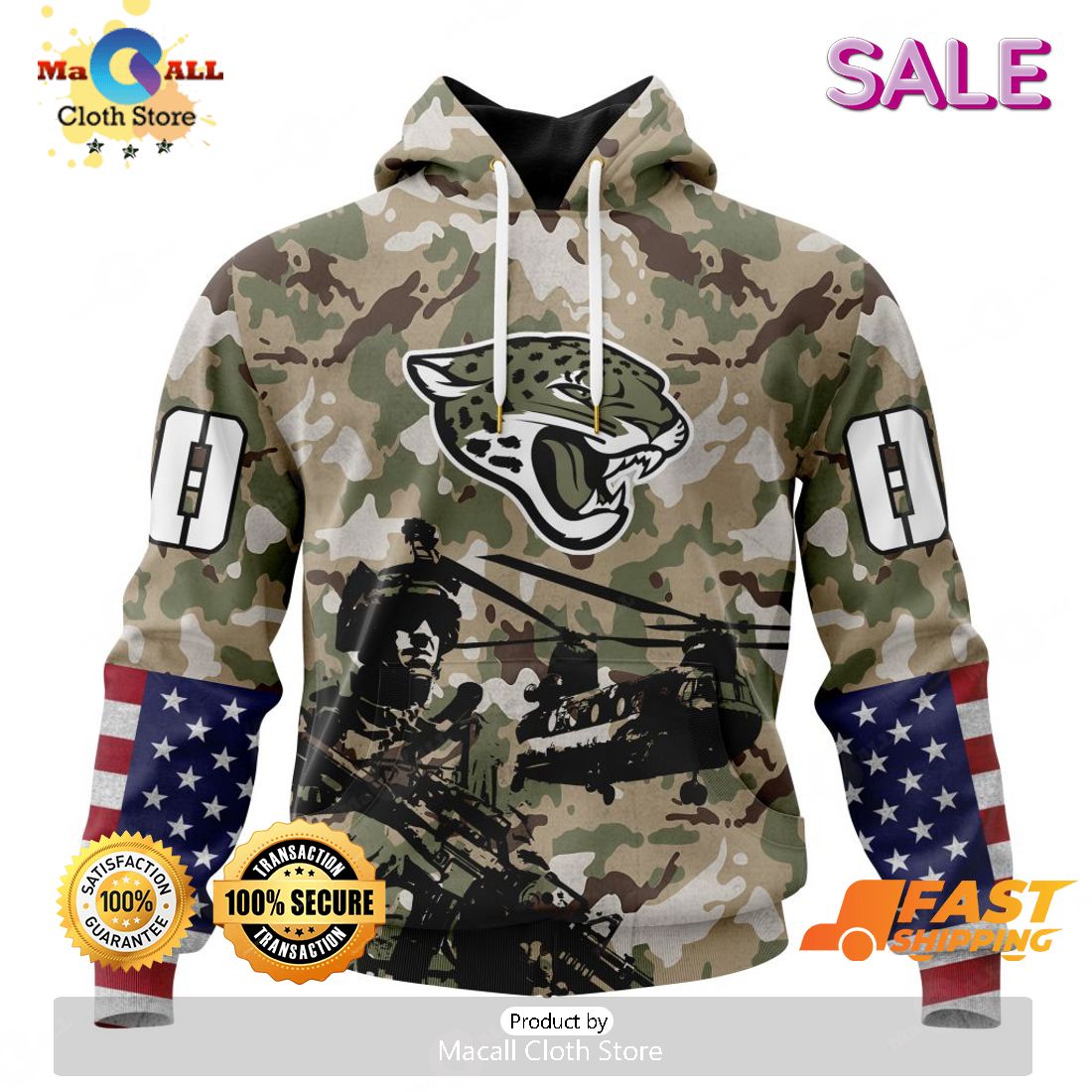 SALE Personalized NFL Jacksonville Jaguars Special Salute To Service Design Hoodie Sweatshirt 3D SALE Personalized NFL Jacksonville Jaguars Special Salute To Service Design Hoodie Sweatshirt 3D
