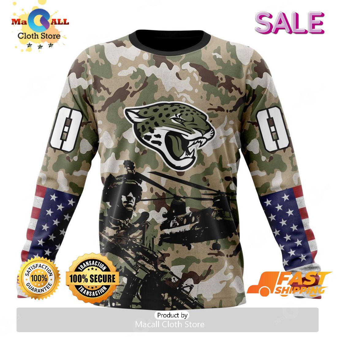 Personalized NFL Jacksonville Jaguars Special Salute To Service Design  Hoodie - Torunstyle