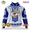 SALE Personalized NFL Los Angeles Rams Special Salute To Service Design Hoodie Sweatshirt 3D