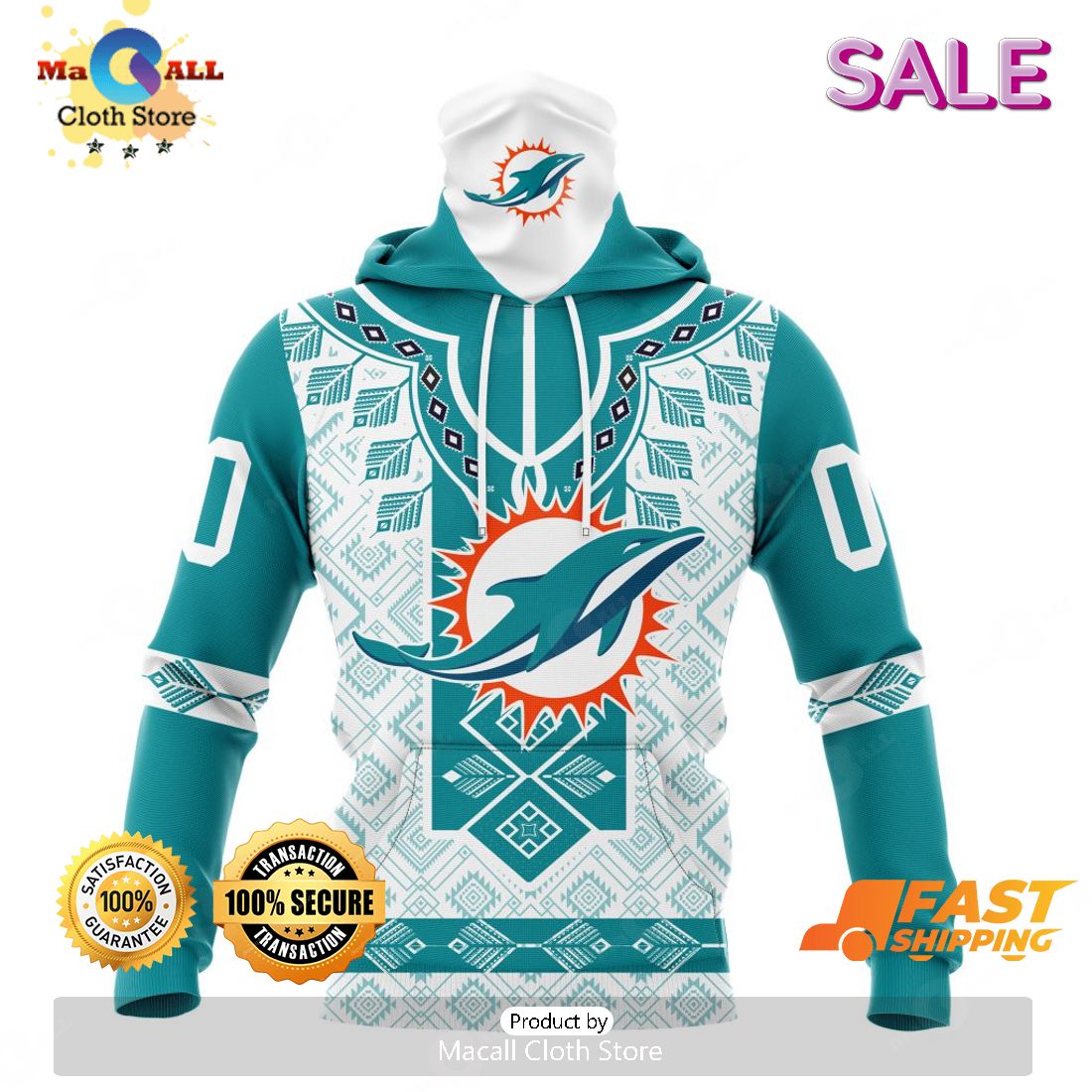 BEST NFL Miami Dolphins Special Camo Realtree Hunting 3D Hoodie