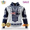SALE Personalized NFL New England Patriots Special Salute To Service Design Hoodie Sweatshirt 3D
