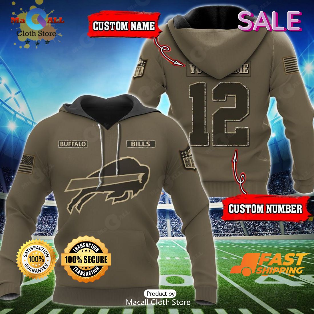 SALE Personalized Buffalo Bills Camo Style Gifts for Veterans Day, Christmas Gifts Hoodie Sweatshirt 3D SALE Personalized Buffalo Bills Camo Style Gifts for Veterans Day, Christmas Gifts Hoodie Sweatshirt 3D