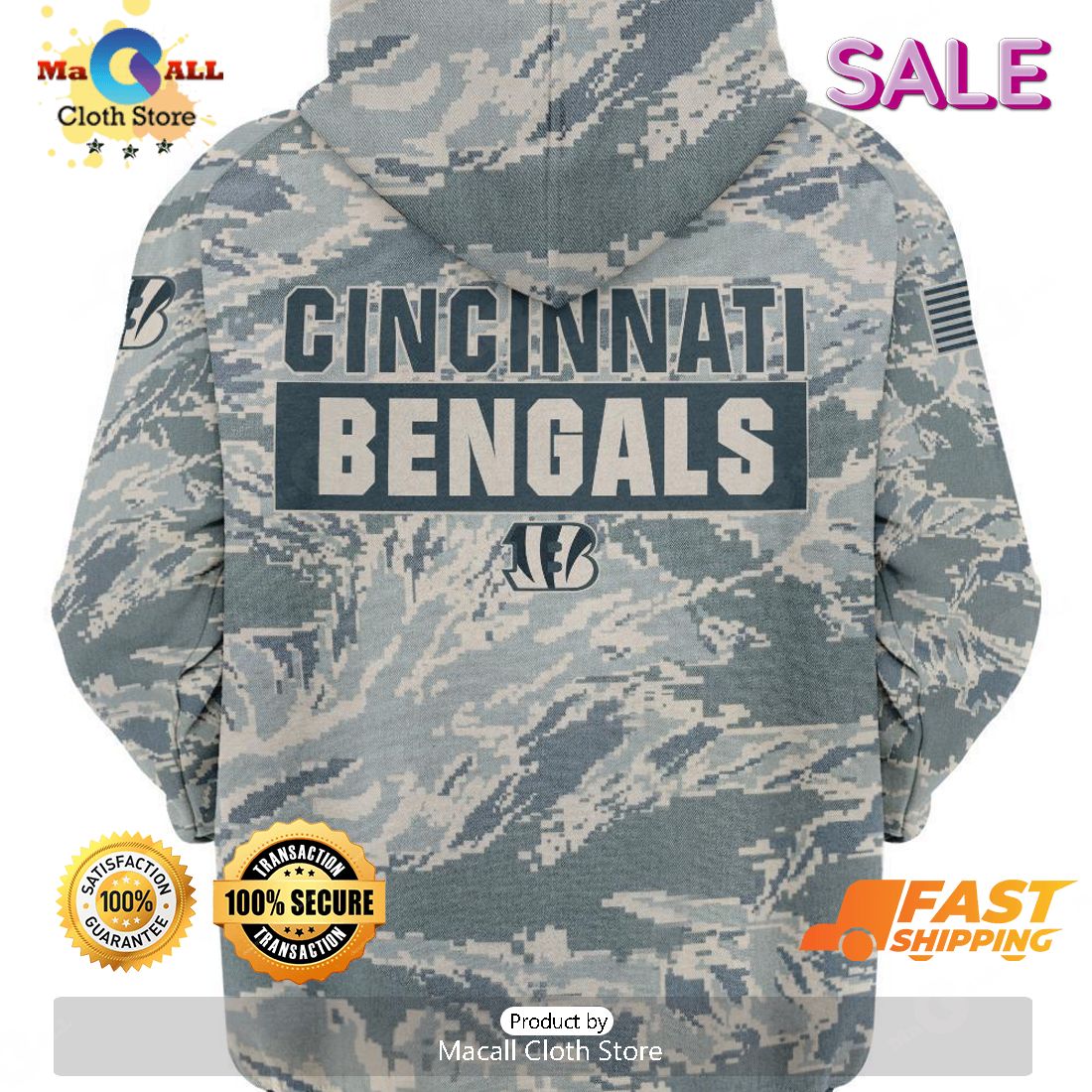 Custom Bengals Womens Hoodie 3D Thrilling Cincinnati Bengals Gift in 2023