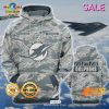 SALE Personalized Name Miami Dolphins – U.S. Navy NWU Camouflage Veterans Day Hoodie Sweatshirt 3D
