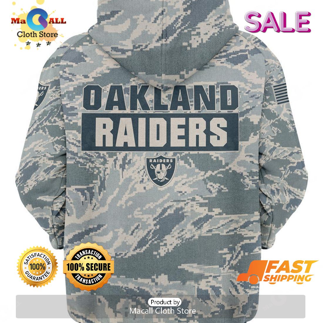 SALE Personalized Name Oakland Raiders - U.S. Air Force ABU Camouflage Veterans Day, Christmas Gifts Hoodie Sweatshirt 3D SALE Personalized Name Oakland Raiders - U.S. Air Force ABU Camouflage Veterans Day, Christmas Gifts Hoodie Sweatshirt 3D