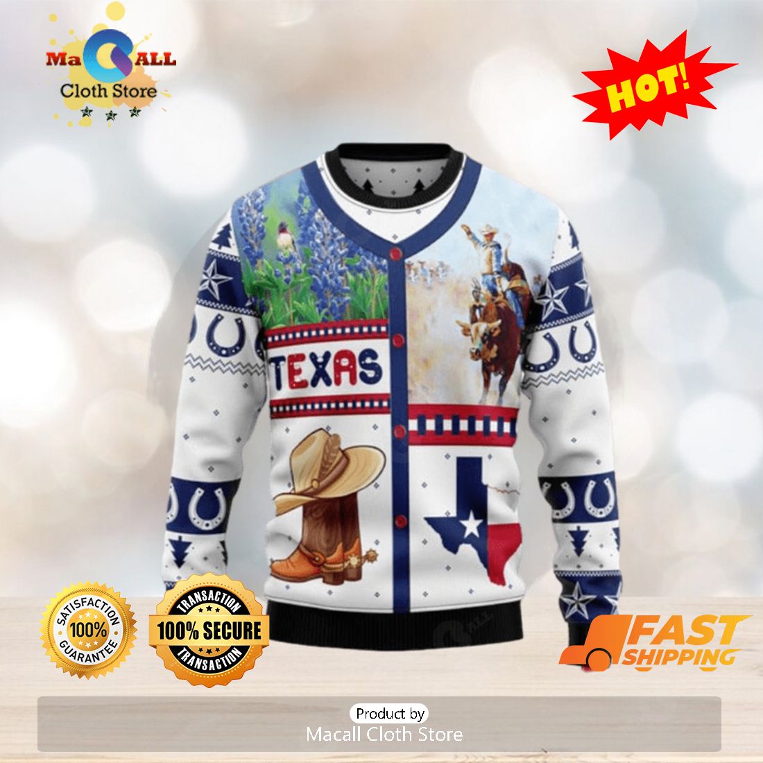 HOT TREND Awesome Texas Ugly Christmas Sweaters