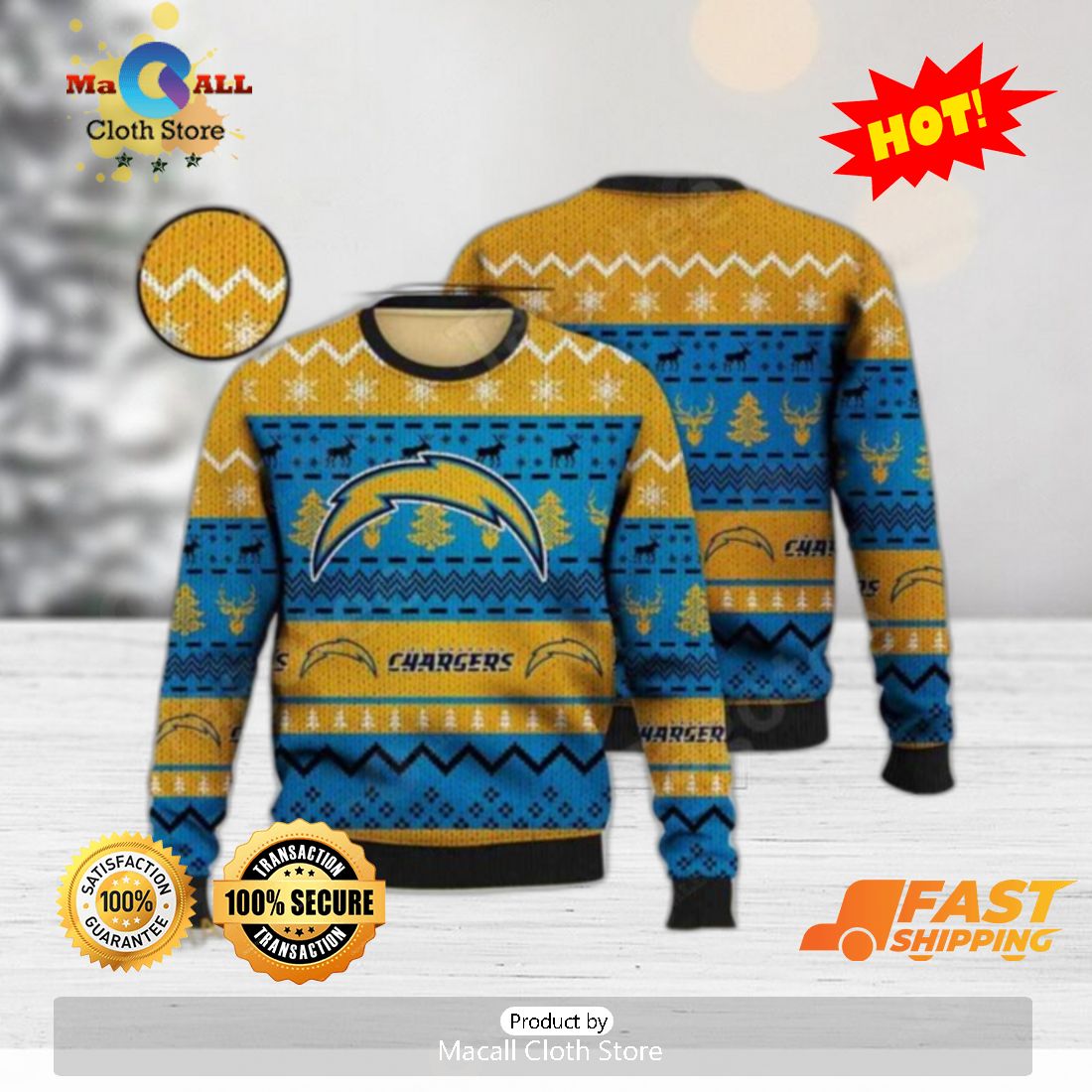 HOT TREND Los Angeles Football Christmas 3D Family Ugly Christmas Sweater HOT TREND Los Angeles Football Christmas 3D Family Ugly Christmas Sweater