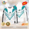HOT TREND Miami Dolphins Christmas Gingerbread Man Knitted Ugly Christmas Sweater AOP Gift For Men And Women