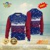 HOT TREND New York Giants Football Team Logo Ugly Christmas Sweater Custom Name Christmas For Fans