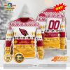 HOT TREND New York Jets Football Team Logo Ugly Christmas Sweater Custom Name Christmas For Fans