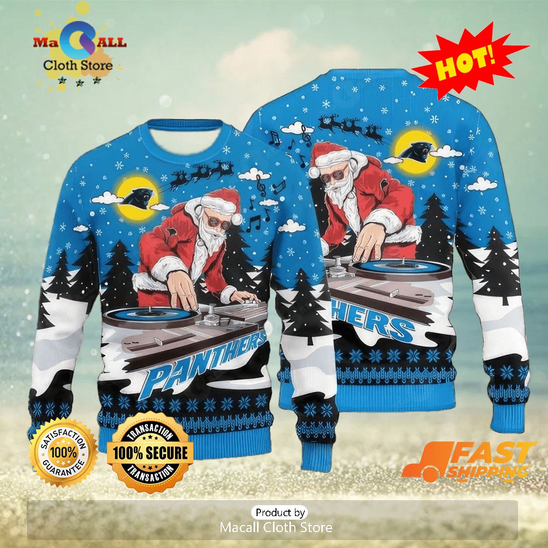 NFL Dallas Cowboys Christmas 3D Polar Knitted Sweater For Fans