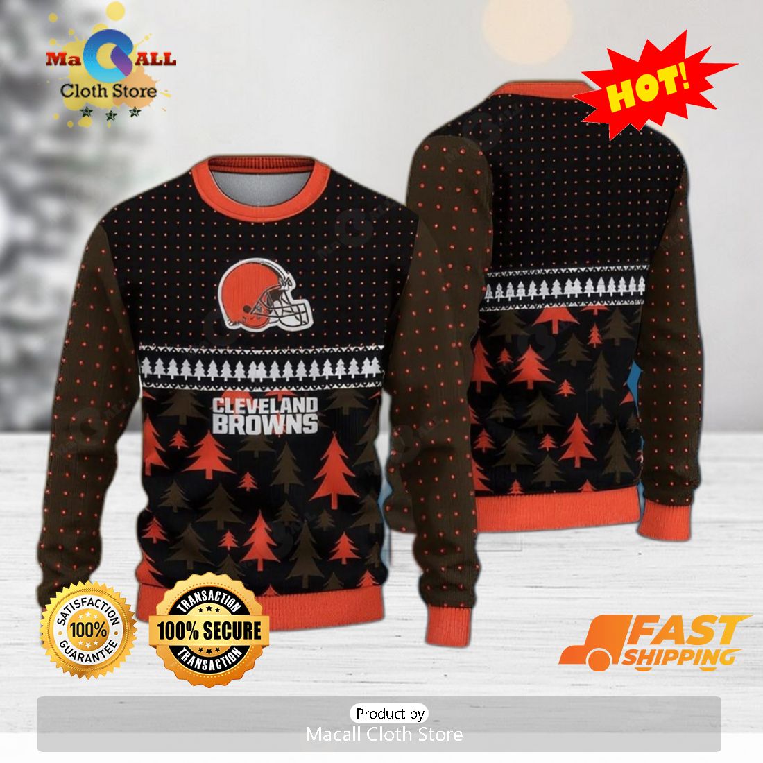 Vintage Cleveland Browns Crewneck Retro Style Football Apparel Men's &  Women - Trends Bedding