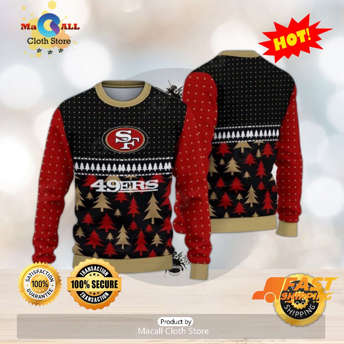 Touchdown to Style: Check Out the Hottest 49ers Merchandise! - Revetee