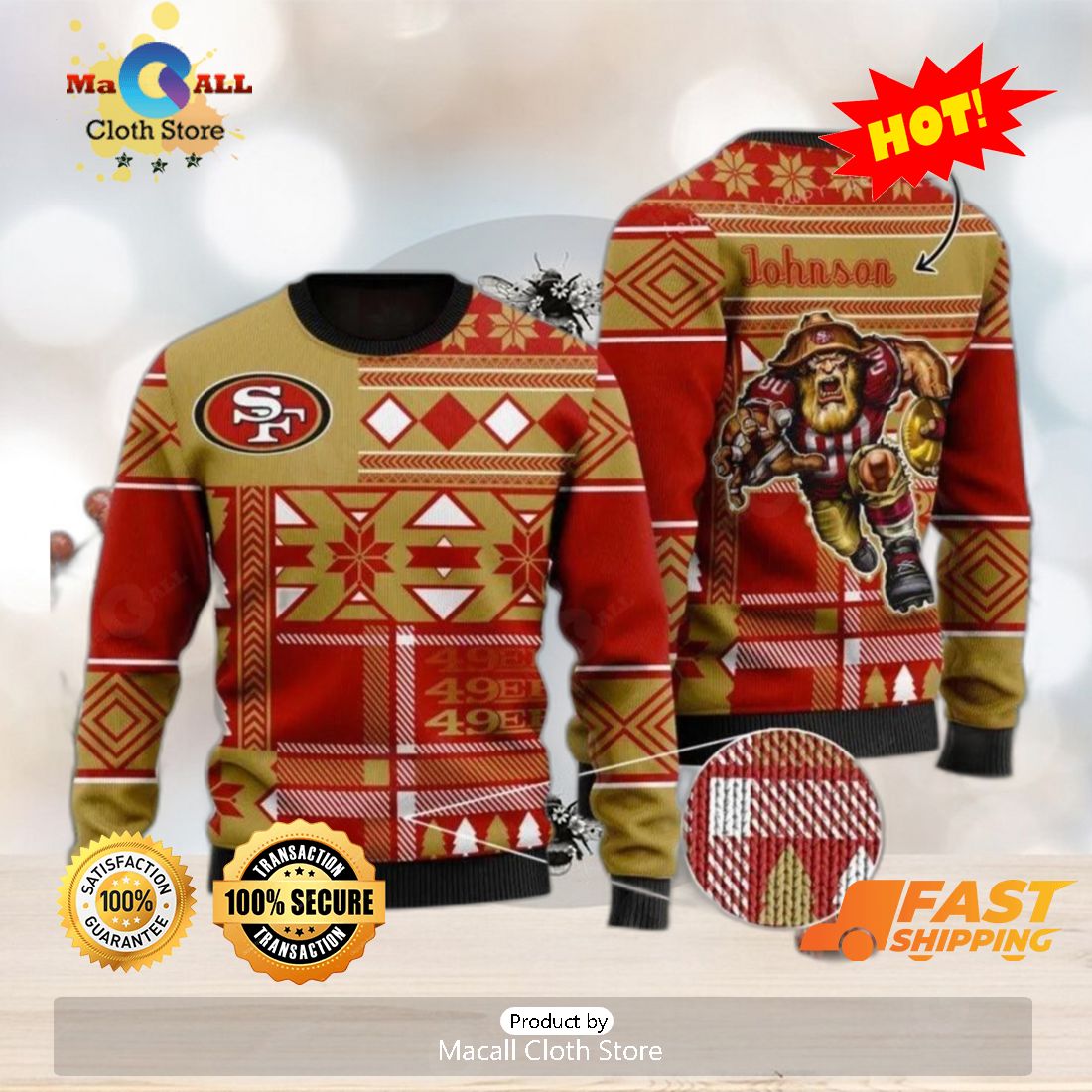HOT TREND Personalized San Francisco 49ers Ugly Sweater