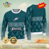 HOT TREND Philadelphia Eagles Christmas Reindeer All Over Print Angelic Knitted Sweater For Winter