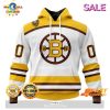 [SALE] Personalized NHL Boston Bruins 2023-2024 Centennial Away Kits Hoodie Sweatshirt 3D
