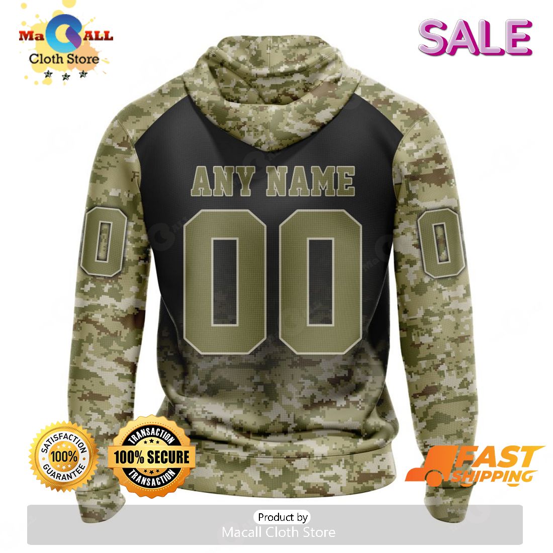 Custom Chicago Blackhawks Camo Military Appreciation Sweatshirt NHL Hoodie  3D - Bring Your Ideas, Thoughts And Imaginations Into Reality Today