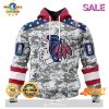 [SALE] Personalized NHL Chicago Blackhawks Special Camo Design For Veterans Day Hoodie Sweatshirt 3D