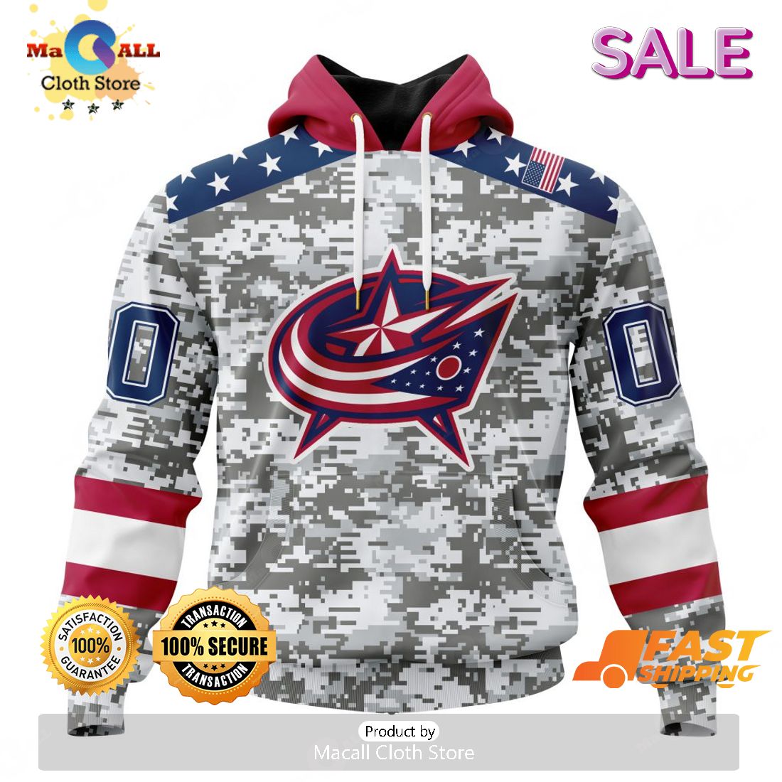 AUTHENTIC] Personalized Buffalo Bills NFL Camo Hoodie 3D