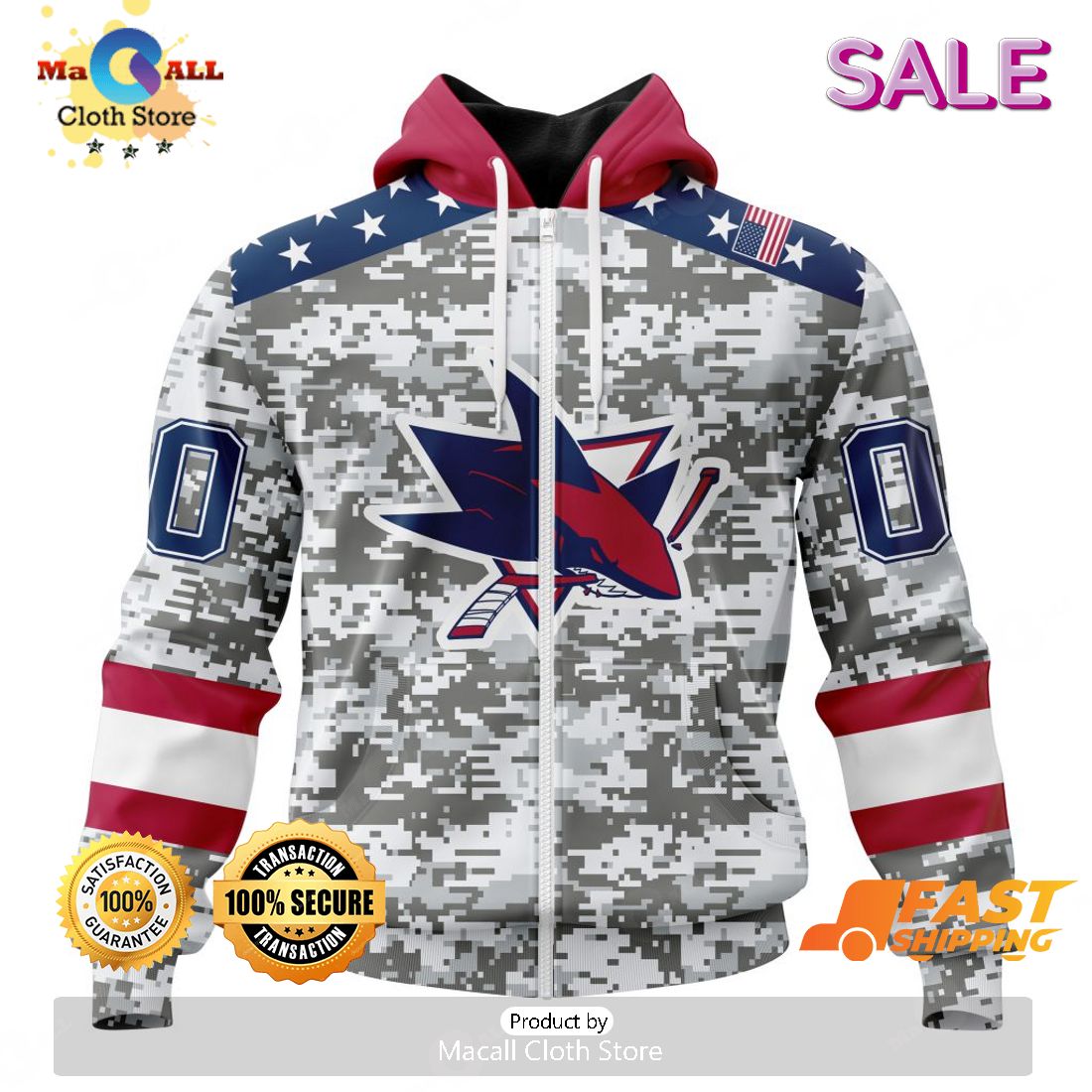 BEST NFL New England Patriots Salute To Service - Honor Veterans And Their  Families 3D Hoodie