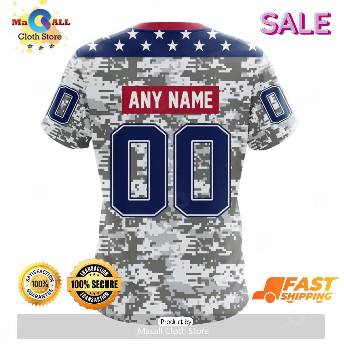 NHL St. Louis Blues Special Camo Design For Veterans Day 3D Printed Hoodie  - Reallgraphics