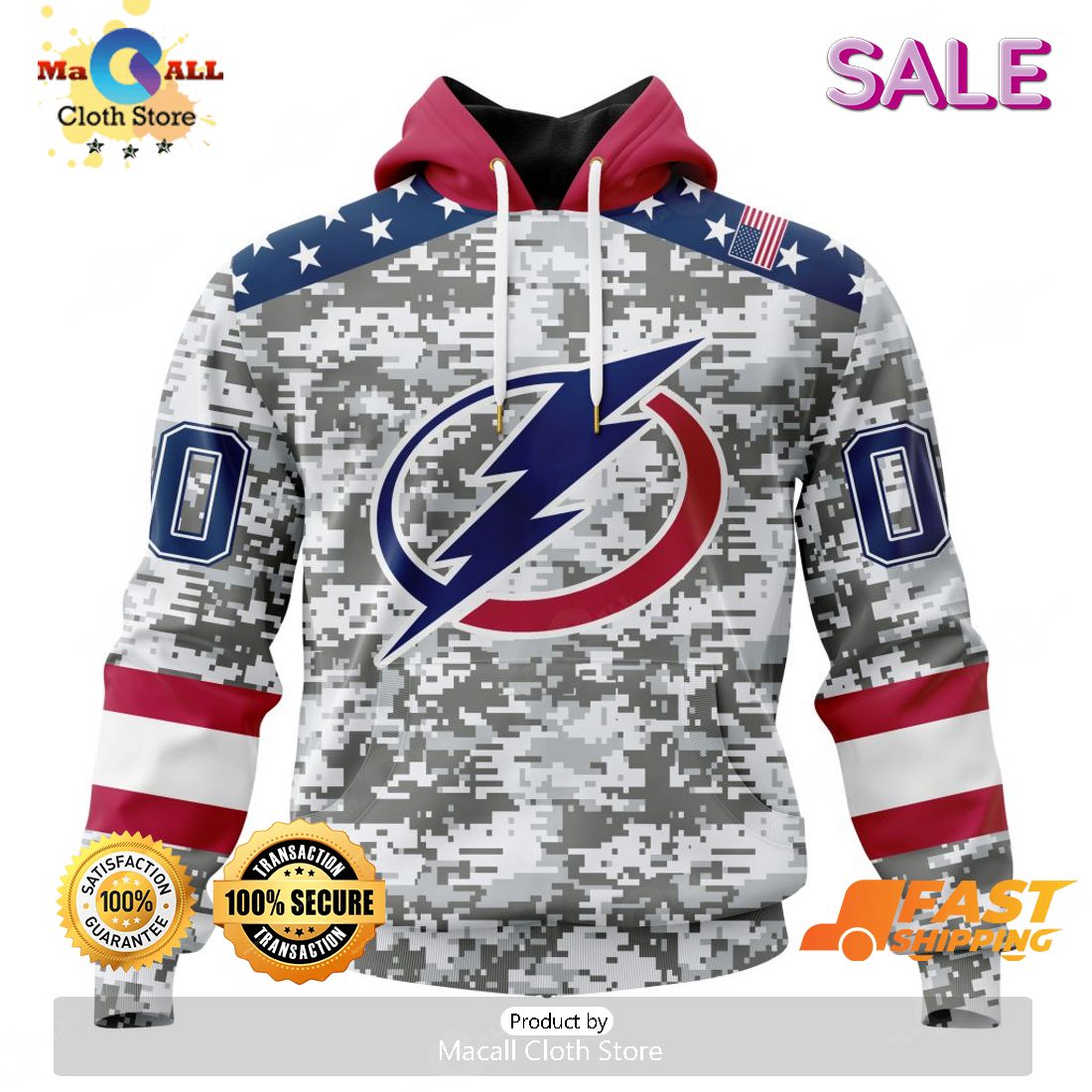 Custom NHL Tampa Bay Lightning Hunting Camouflage Design Sweatshirt Hoodie  3D - Bring Your Ideas, Thoughts And Imaginations Into Reality Today