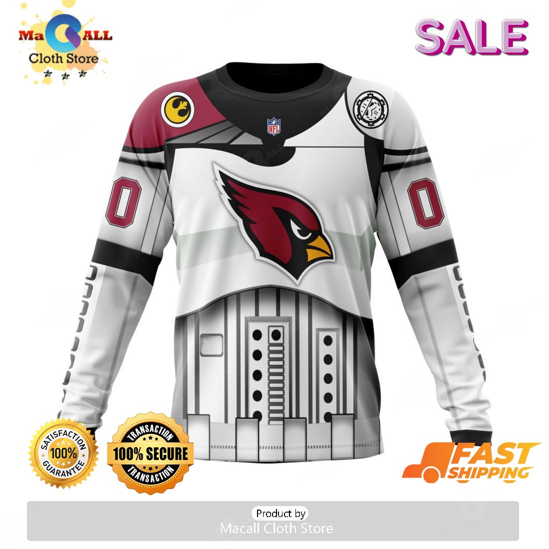 SALE Arizona Cardinals - Specialized Star Wars May The 4th Be With You Hoodie Sweatshirt 3D SALE Arizona Cardinals - Specialized Star Wars May The 4th Be With You Hoodie Sweatshirt 3D