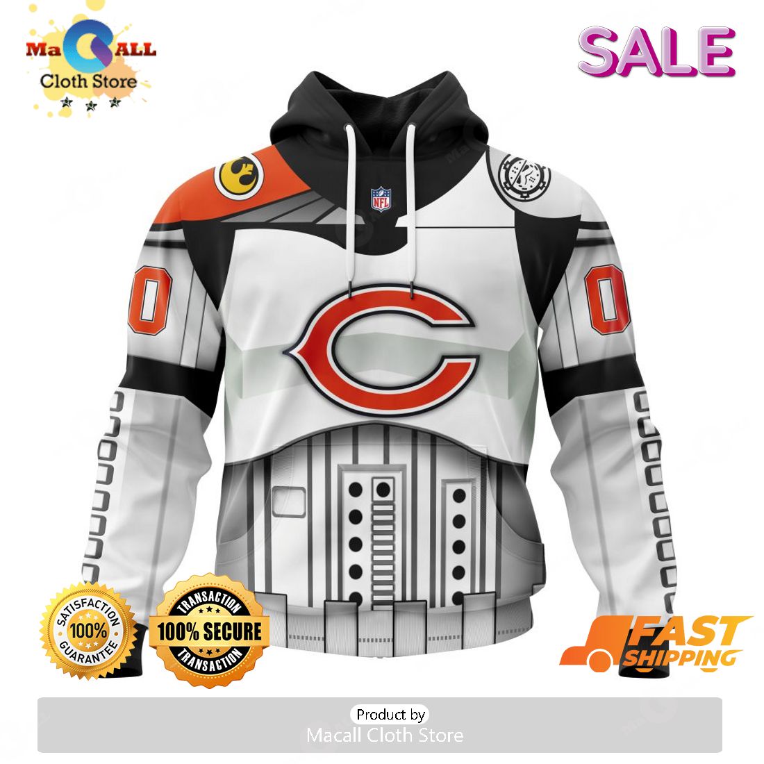 SALE Chicago Bears - Specialized Star Wars May The 4th Be With You Hoodie Sweatshirt 3D SALE Chicago Bears - Specialized Star Wars May The 4th Be With You Hoodie Sweatshirt 3D