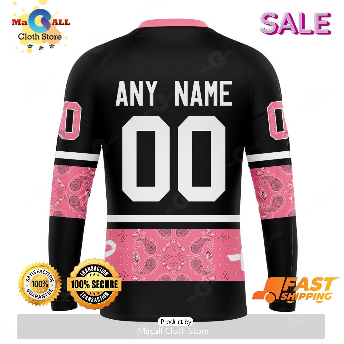 NHL Carolina Hurricanes Specialized Hockey Jersey In Classic Style